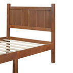 Twin Size Flat Panel Bed With Headboard & Footboard, Easy Assembly