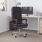 Massage Office Chair Black Faux Leather, Metal, Plywood Large