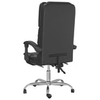 Massage Office Chair Black Faux Leather, Metal, Plywood Large
