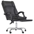 Massage Office Chair Black Faux Leather, Metal, Plywood Large