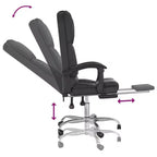 Massage Office Chair Black Faux Leather, Metal, Plywood Large