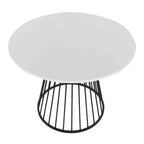 Dining Table Black Meal/White