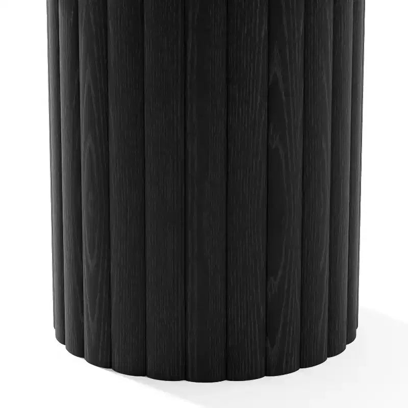 Modern Round Dining Table Wood Kitchen Table