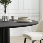 Modern Round Dining Table Wood Kitchen Table