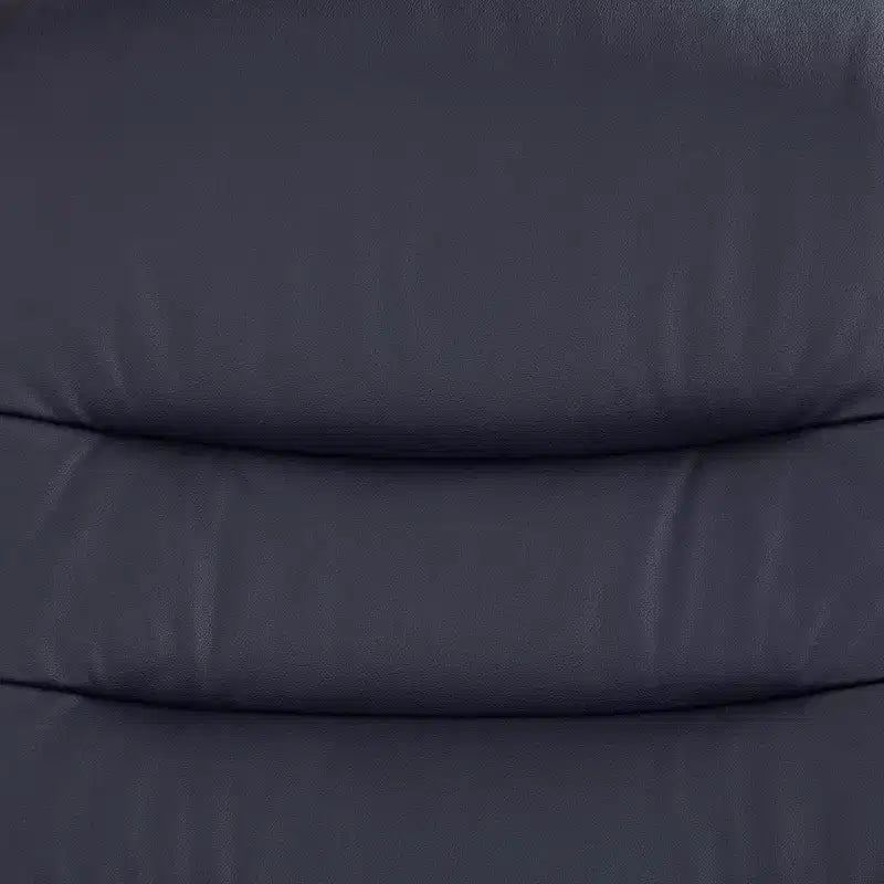 Midnight Blue Faux Leather Adjustable Swivel Recliner