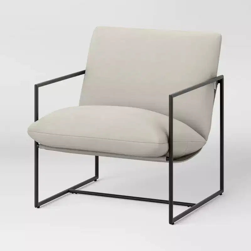 Metal Framed Sling Chair